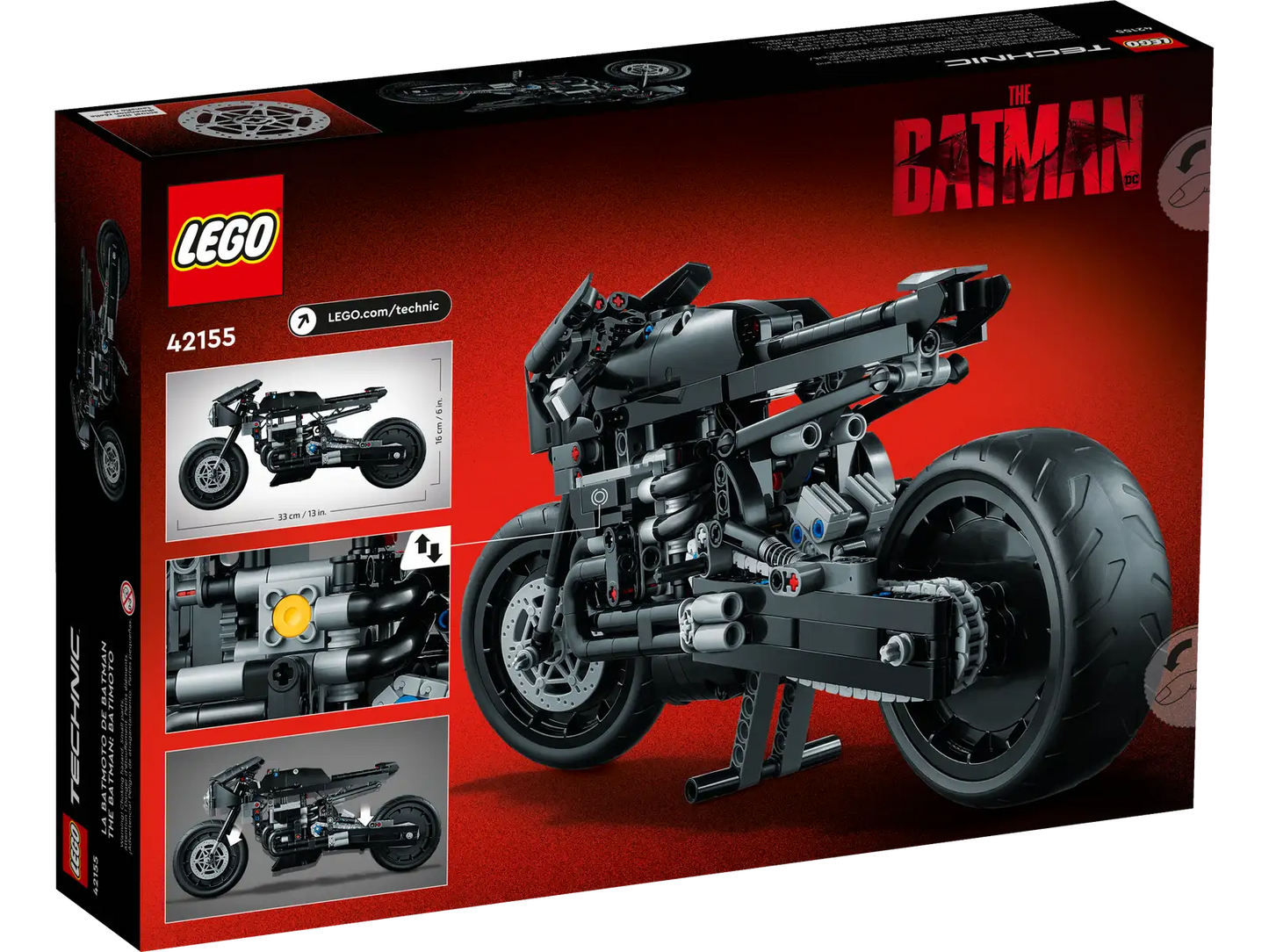 LEGO Technic - The Batman - Batcycle - #42155 (RETIRED)