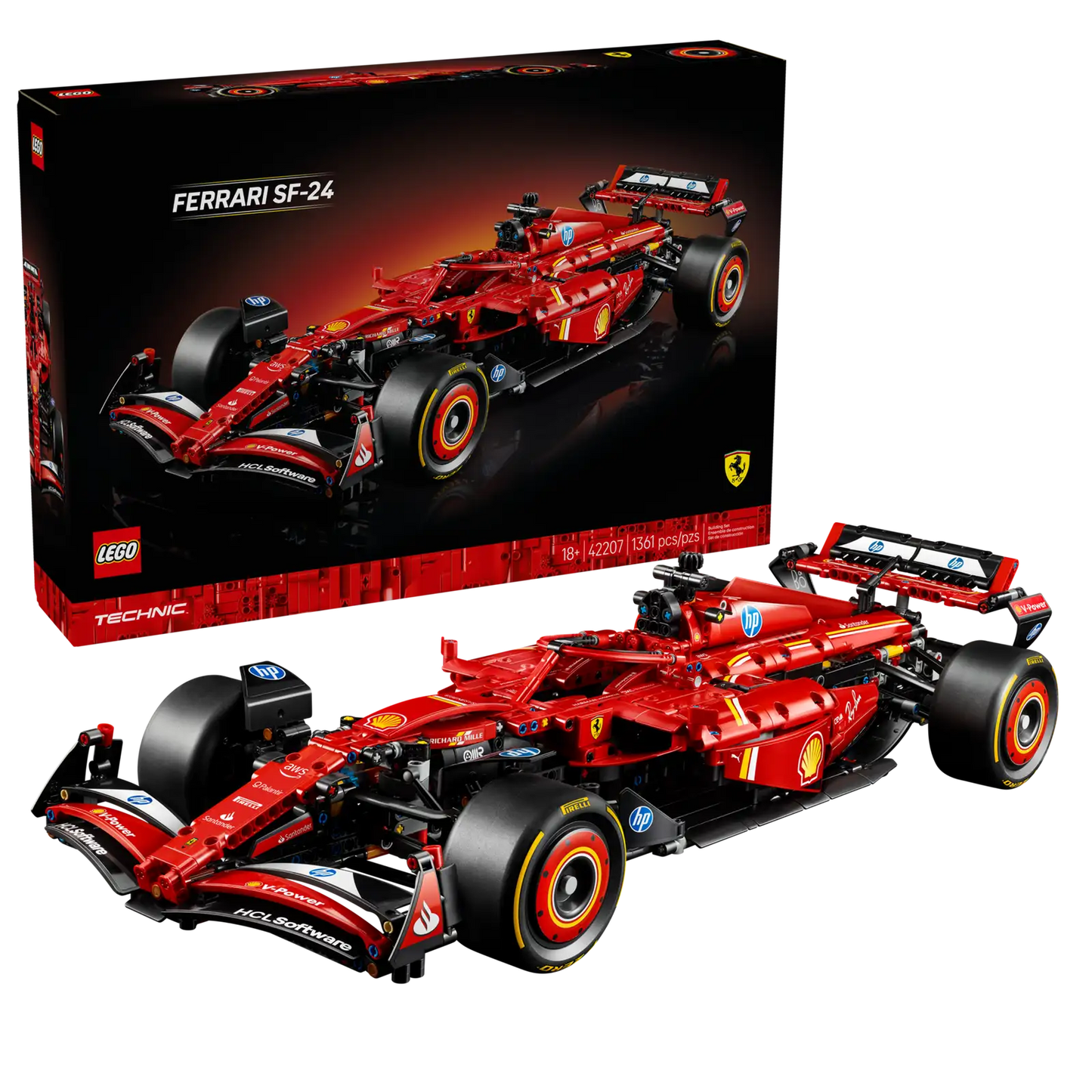 LEGO Pre-Order - 42206 Oracle Red Bull Racing RB20 F1 Car & 42207 Ferrari SF-24 F1 Car