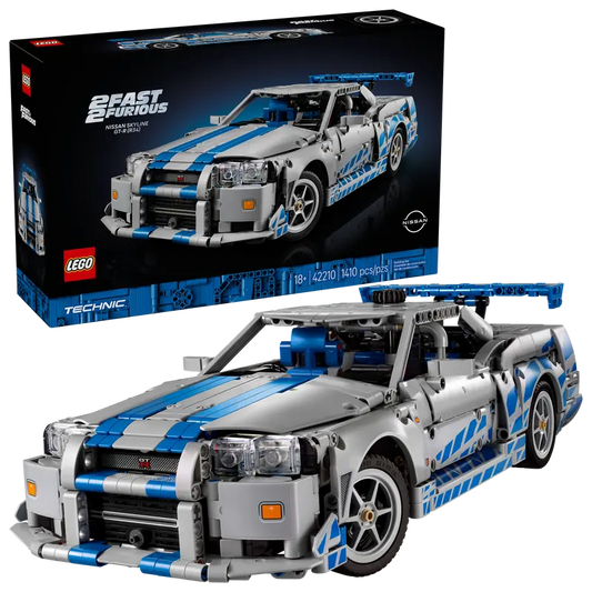LEGO Technic - 2 Fast 2 Furious Nissan Skyline GT-R (R34) Car - #42210