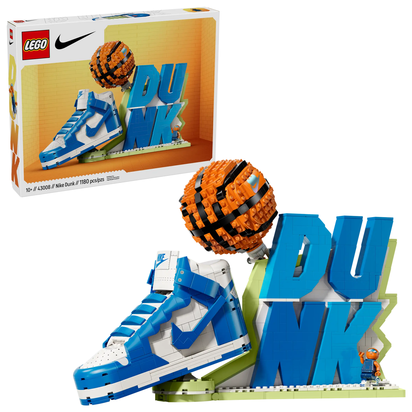 LEGO Nike - Nike Dunk Set - #43008 (READY TO SHIP) - MRMW43-008