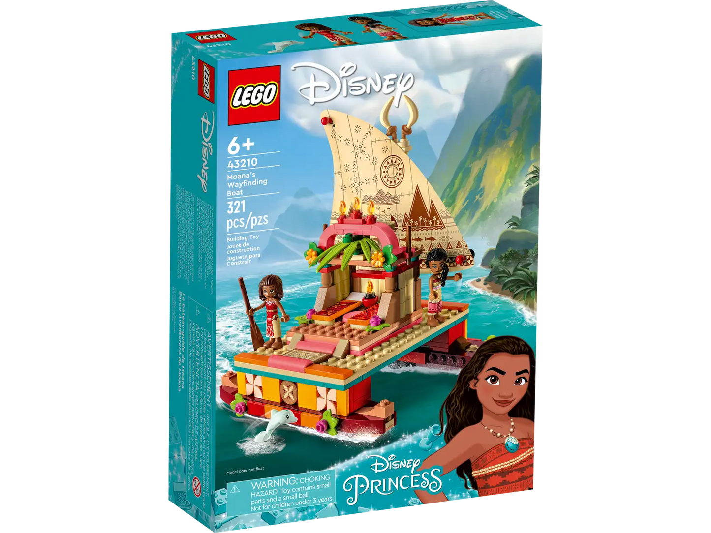 LEGO Disney - Moana's Wayfinding Boat - #43210 (RETIRED)