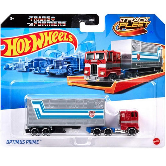 Hot Wheels - Truck Fleet Mix 2 - 2025 Complete Set of 6 - Including Optimus Prime + DC Hype Hauler 90Th Deco