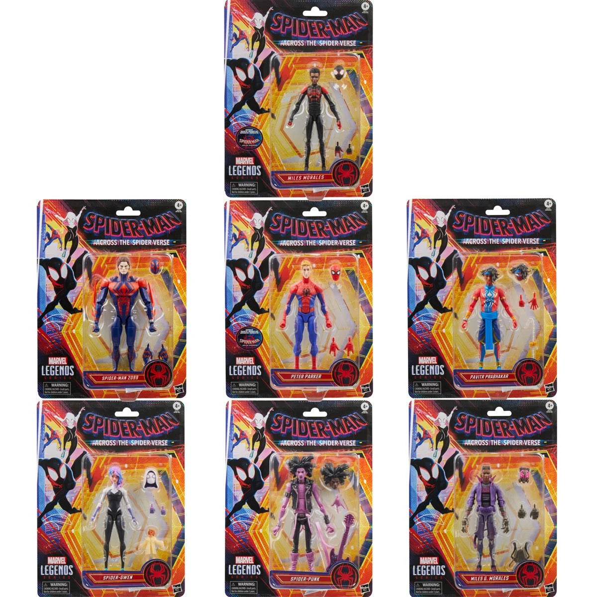 Marvel Legends -  Across The Spider-Verse - 2025 Wave 2 - Complete Set - 6-Inch Action Figures