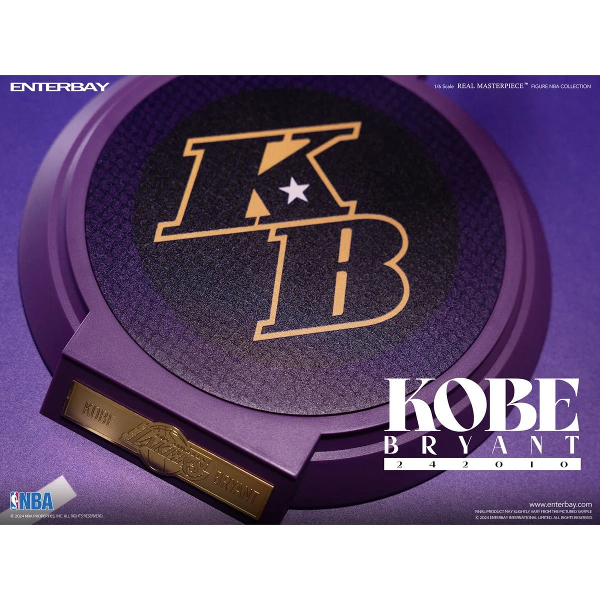 Real Masterpiece - Kobe Bryant 242010 - 1:6 Action Figure - NBA Los Angeles Lakers  - Enterbay