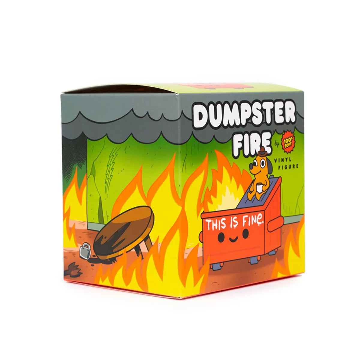 Lil Dumpster Fire - This is Fine - Vinyl Figure - 100 Percent Soft Company
