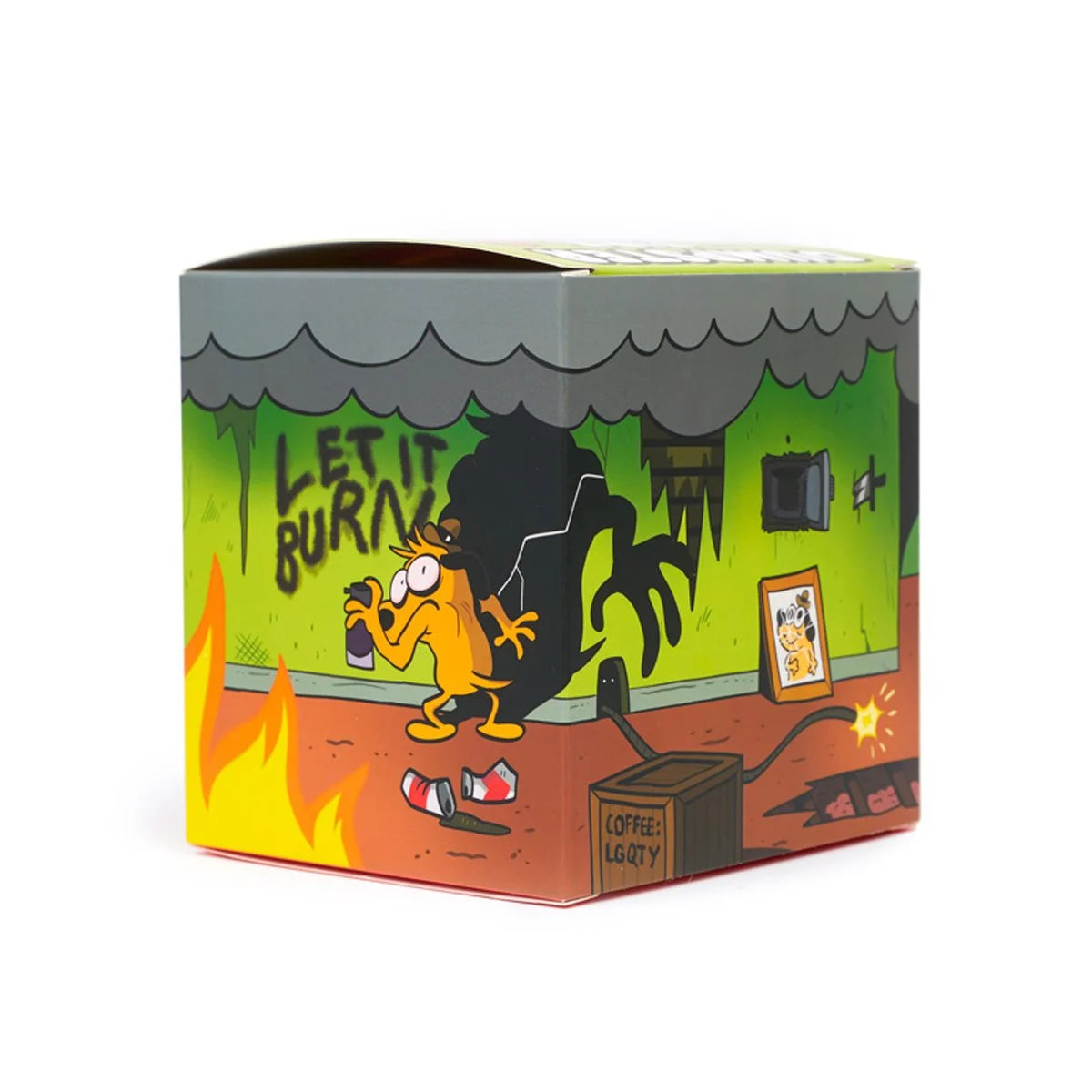 Lil Dumpster Fire - This is Fine - Vinyl Figure - 100 Percent Soft Company
