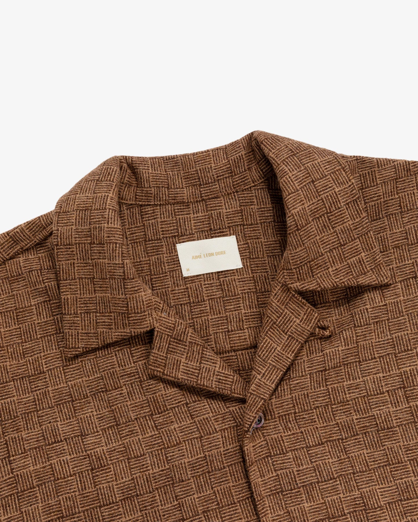 Aime Leon Dore Jacquard Camp Collar Shirt