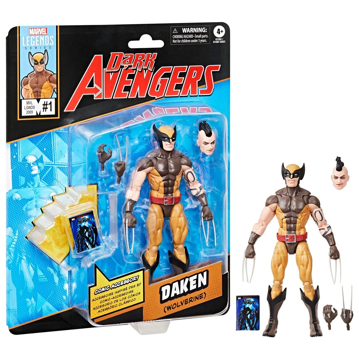 Marvel Legends - Daken (Wolverine) Dark Avengers - Comics-Inspired 6-Inch Action Figure