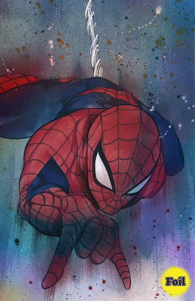 Marvel - SDCC 2025 Exclusive - Amazing Spider-Man 1 (2025) PEACH MOMOKO VIRGIN FOIL - Limited to /1000 - Comic Book