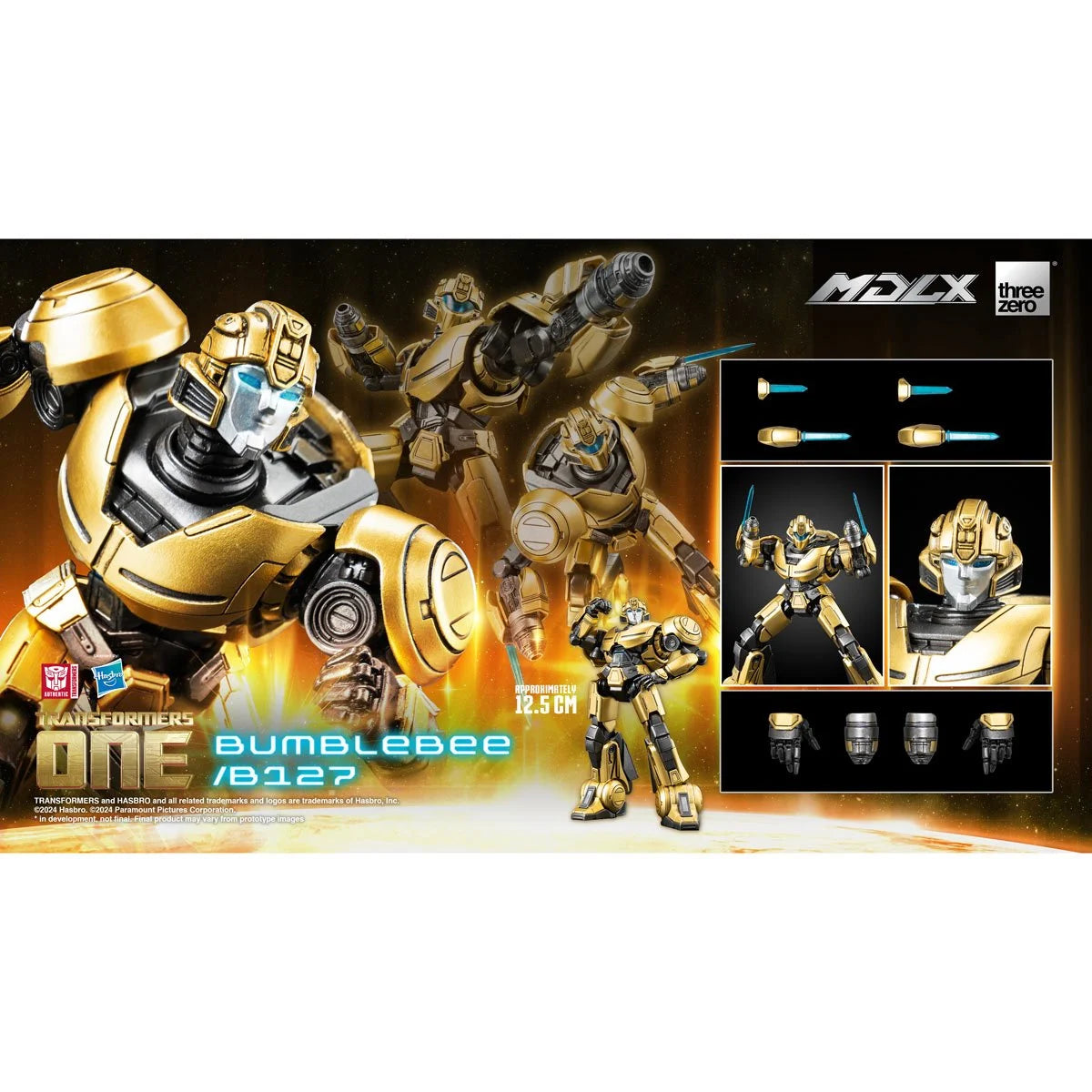 Transformers One - Bumblebee/B127 - MDLX Action Figure - Threezero (PRE-ORDER OCTOBER 2025)