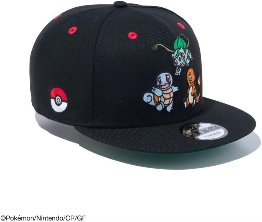 NEW ERA 9FIFTY Pokemon Bulbasaur Charmander Squirtle Snapback