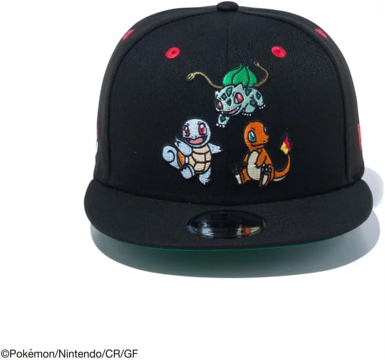 NEW ERA 9FIFTY Pokemon Bulbasaur Charmander Squirtle Snapback