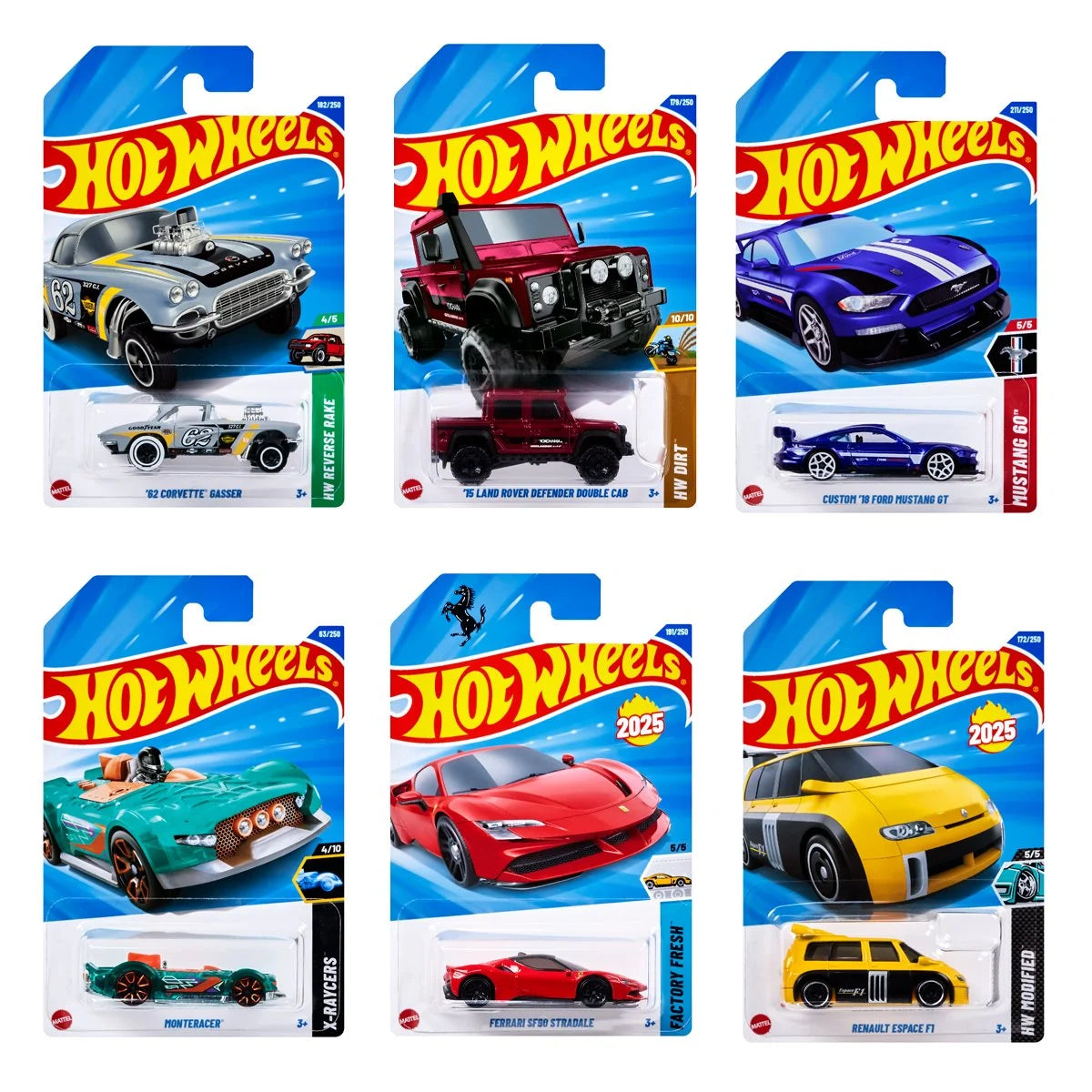 SEALED CASE OF 72 - Hot Wheels Worldwide Basic Car 2025 Wave 11 (99MK) PRE-ORDER JULY 2025
