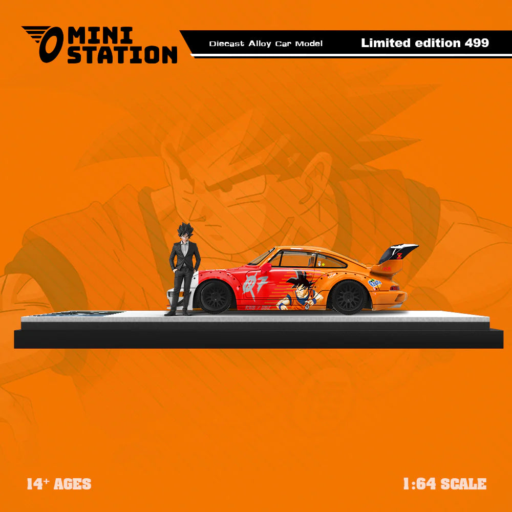 Mini Station - Porsche RWB 964 x DragonBall Z - Sun Wukong - Limited to /499 - 1:64 Scale