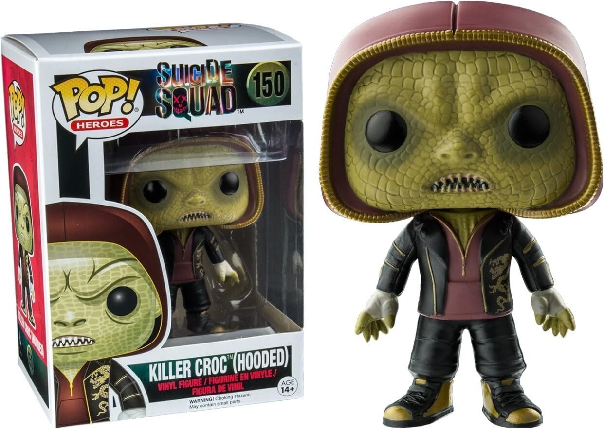 Funko - Heroes - Suicide Squad - Killer Croc (Hooded) - Walmart Exclusive - #150