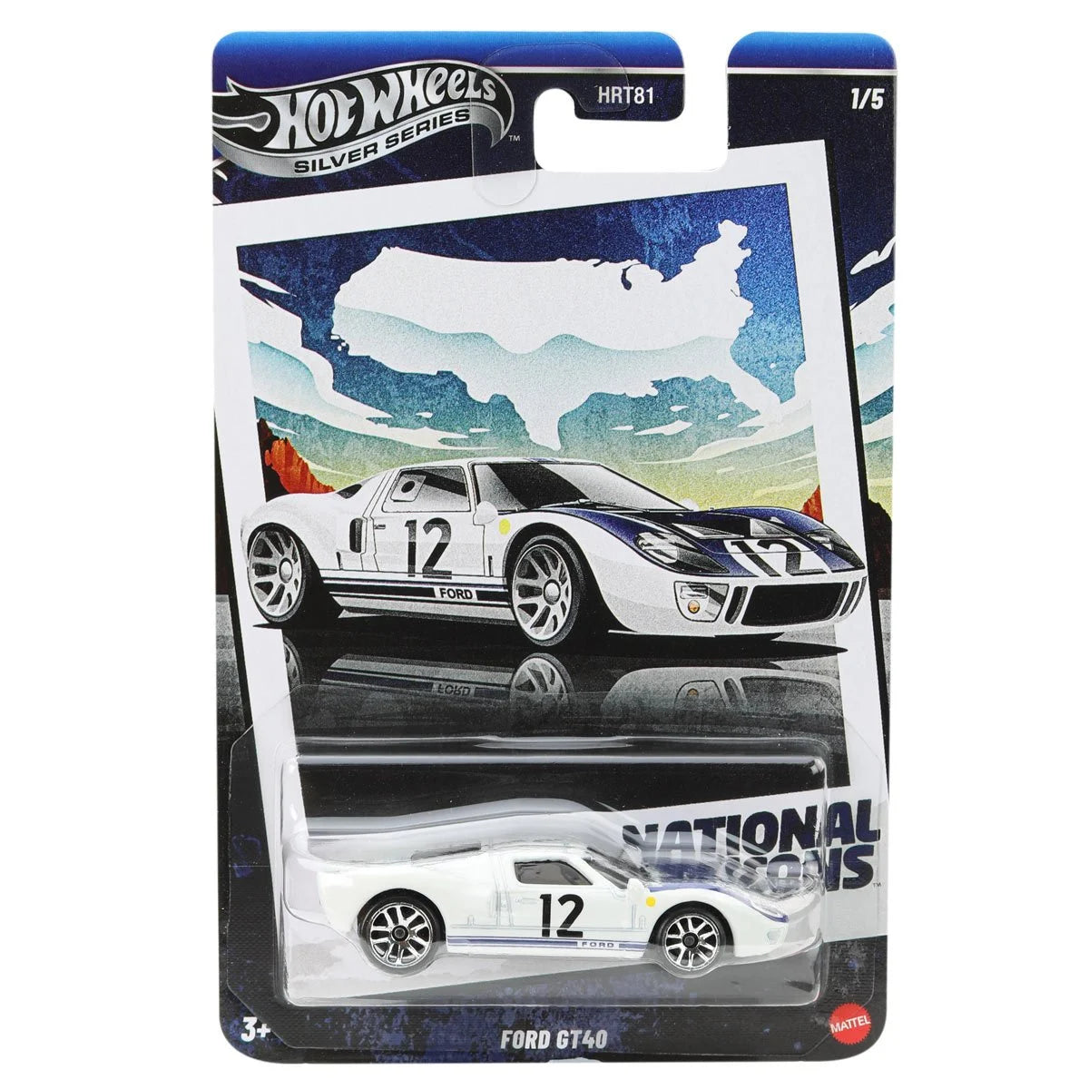Hot Wheels Vintage Racing - Nation Icons 2025 Mix 2 Vehicle - Complete Set of 6 including Chase