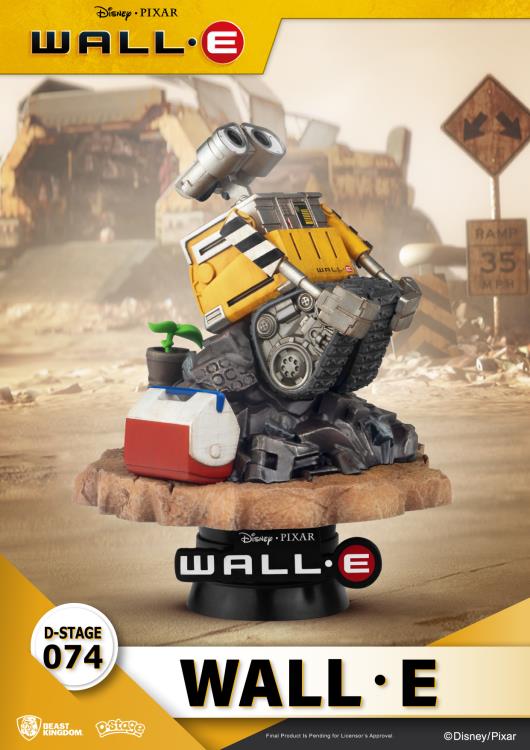 WALL-E -  Wall-E & Eve Diorama Set  - Beast Kingdom - D-Stage DS-074