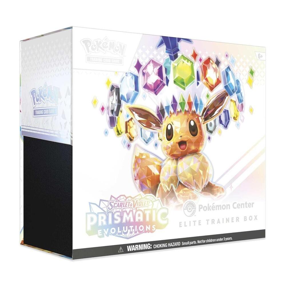 Pokemon - Scarlet & Violet - Prismatic Evolutions POKEMON CENTER Exclusive - Elite Trainer Box