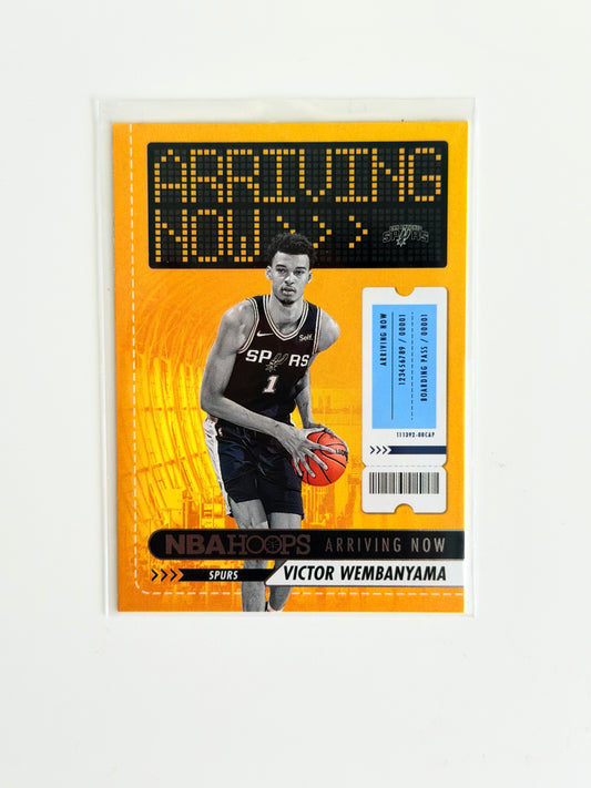 2023-24 Panini - Victor Wembanyama - Hoops Basketball — Arriving Now #26 - Rookie - Raw Ungraded Card