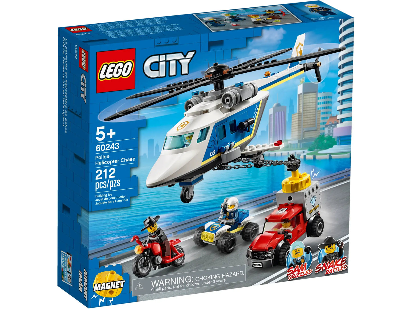 LEGO City - Police Helicopter Chase - 60243 (RETIRED)