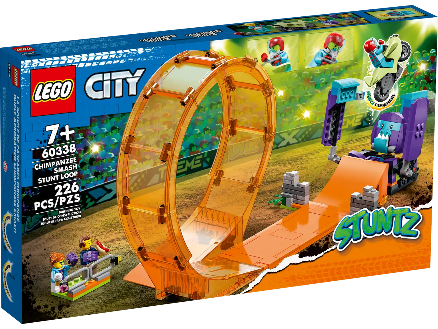 LEGO - City Smashing Chimpanzee Stunt Loop - 60338 (RETIRED)