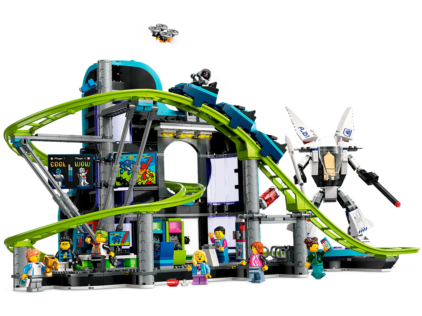 LEGO City - Robot World Roller-Coaster Park #60421