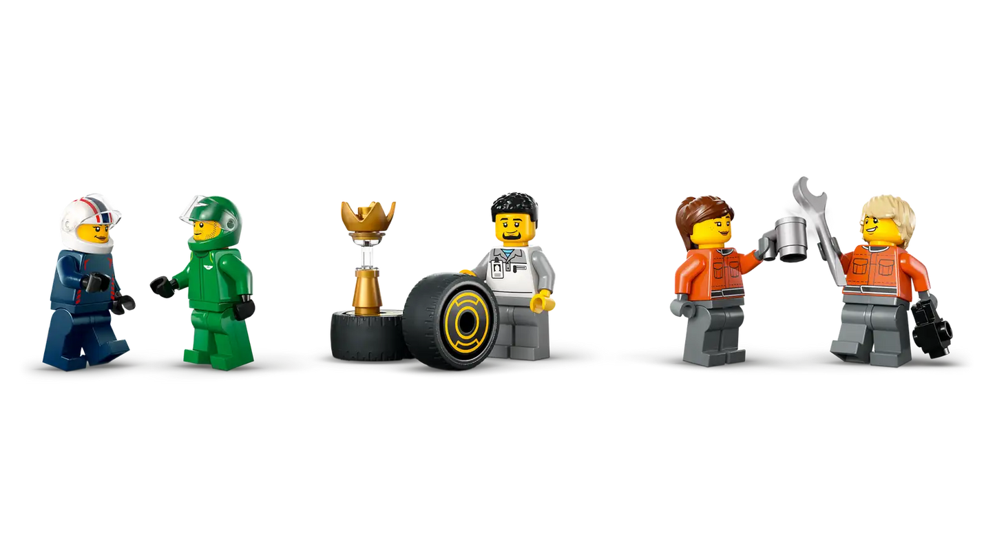 LEGO® City F1® Truck with RB20 & AMR24 F1® Cars 60445