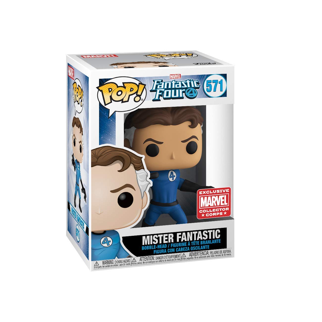Funko - Marvel - Fantastic 4 - Mister Fantastic - Collector Corps Exclusive - #571