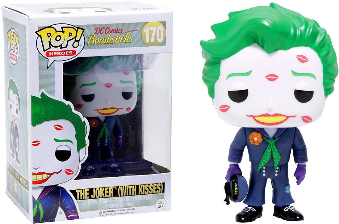 Funko - Heroes - DC Comics Bombshells - The Joker (With Kisses) - Hot Topic Exclusive - #170