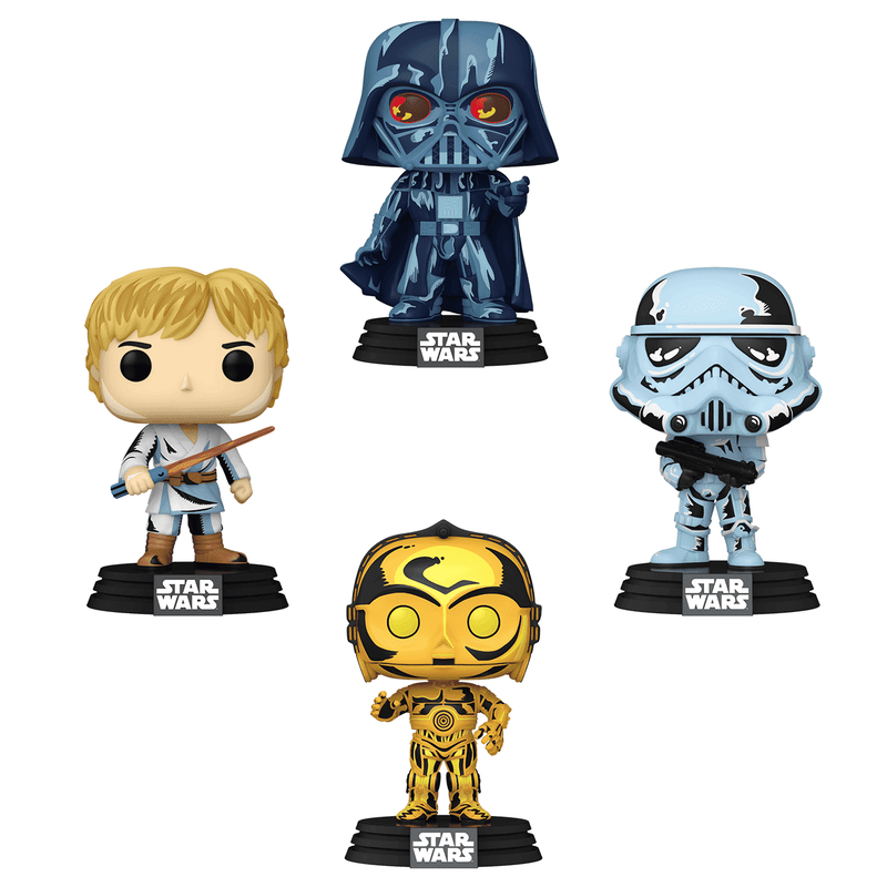 Funko Star Wars - Darth Vader / Strom Strooper / C-3PO / Luke Skywalker - Target Exclusive 4 Pack