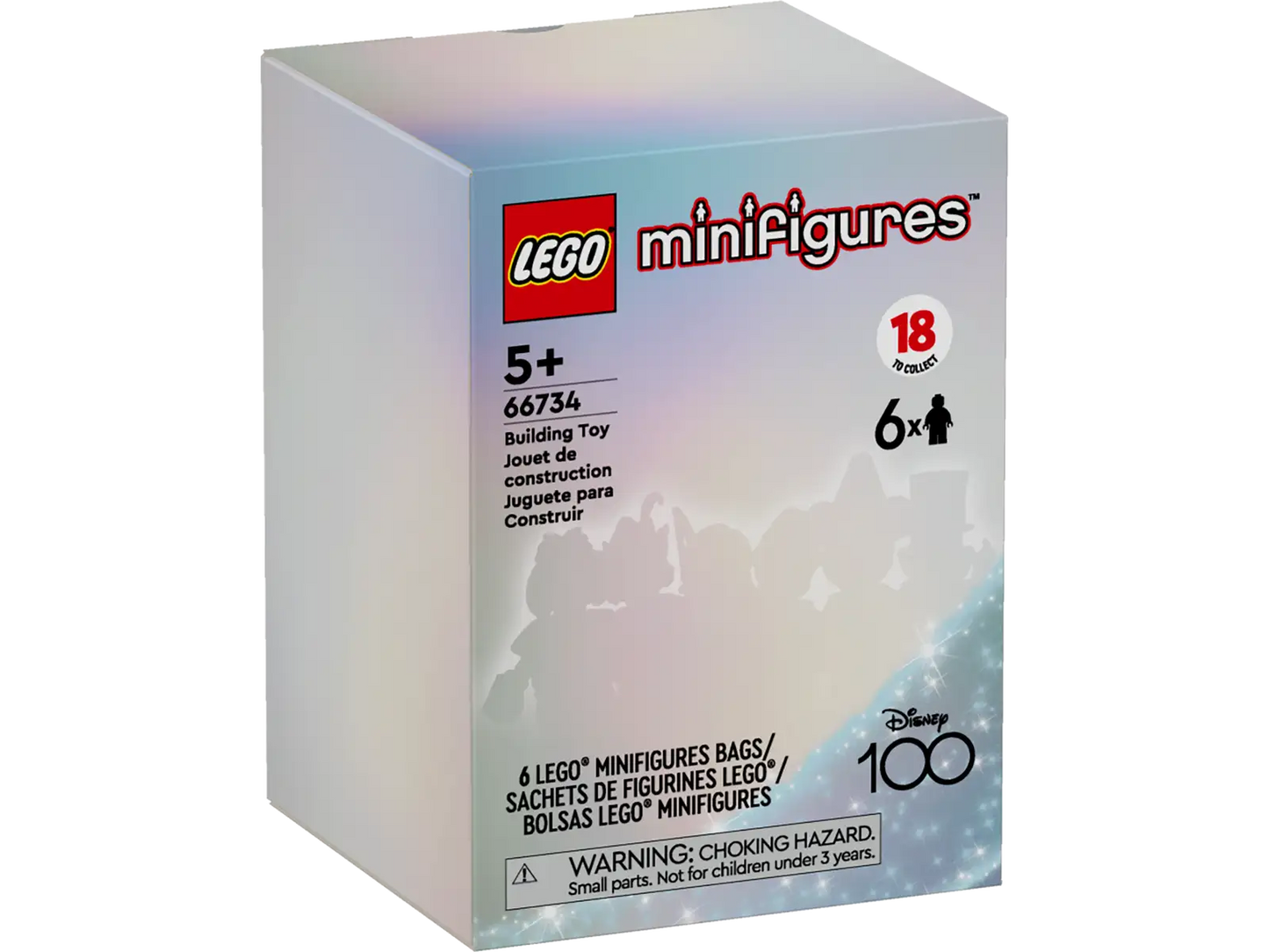 LEGO Minifigure Series - Minifigures Disney 100 Blind Box 6 Pack - #66734 (RETIRED)