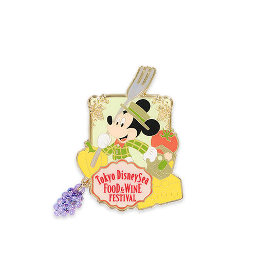 Tokyo Disneyland Resort - Disney Sea Foot & Wine Festival Pin