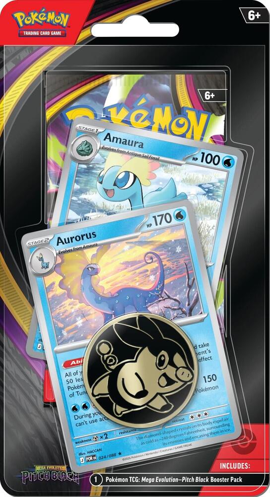 Pokemon Mega Evolution - ME05 Pitch Black - Check Lane Blister Pack (PRE-ORDER JULY 17)