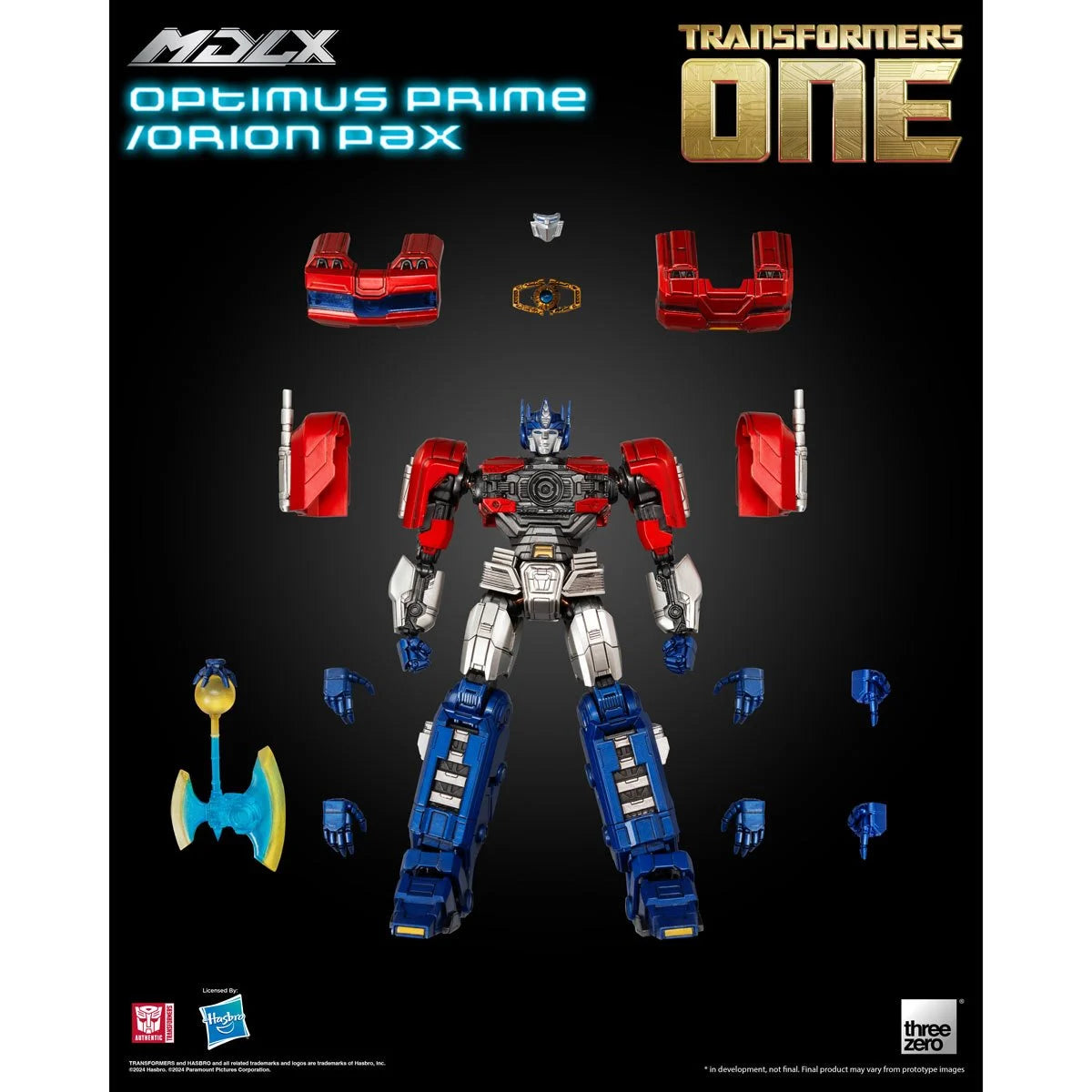Transformers One - Optimus Prime/Orion Pax - MDLX Action Figure - Threezero (PRE-ORDER JULY 2025)