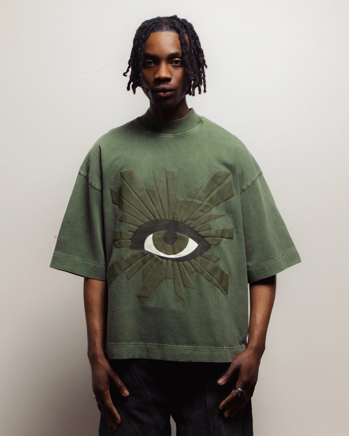 House of Errors - All-Seing Heavyweight Tee - EMERALD - Made in London