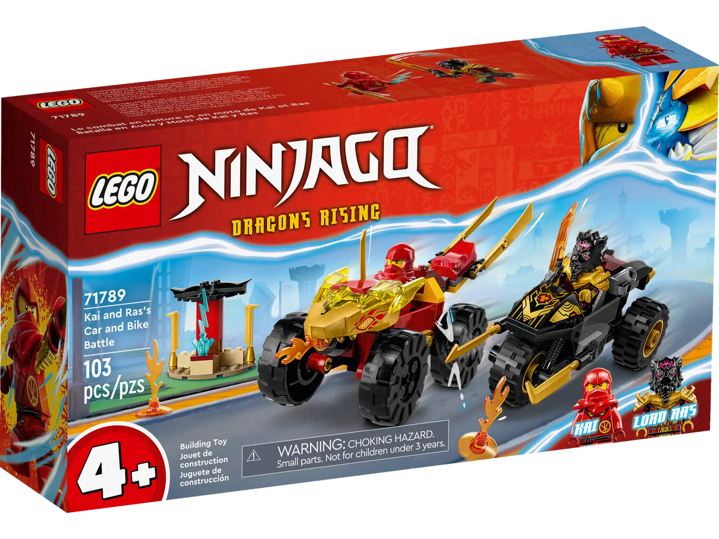 LEGO Ninjago - Kai and Ras's Car and Bike Battle - #71789 (RETIRED)