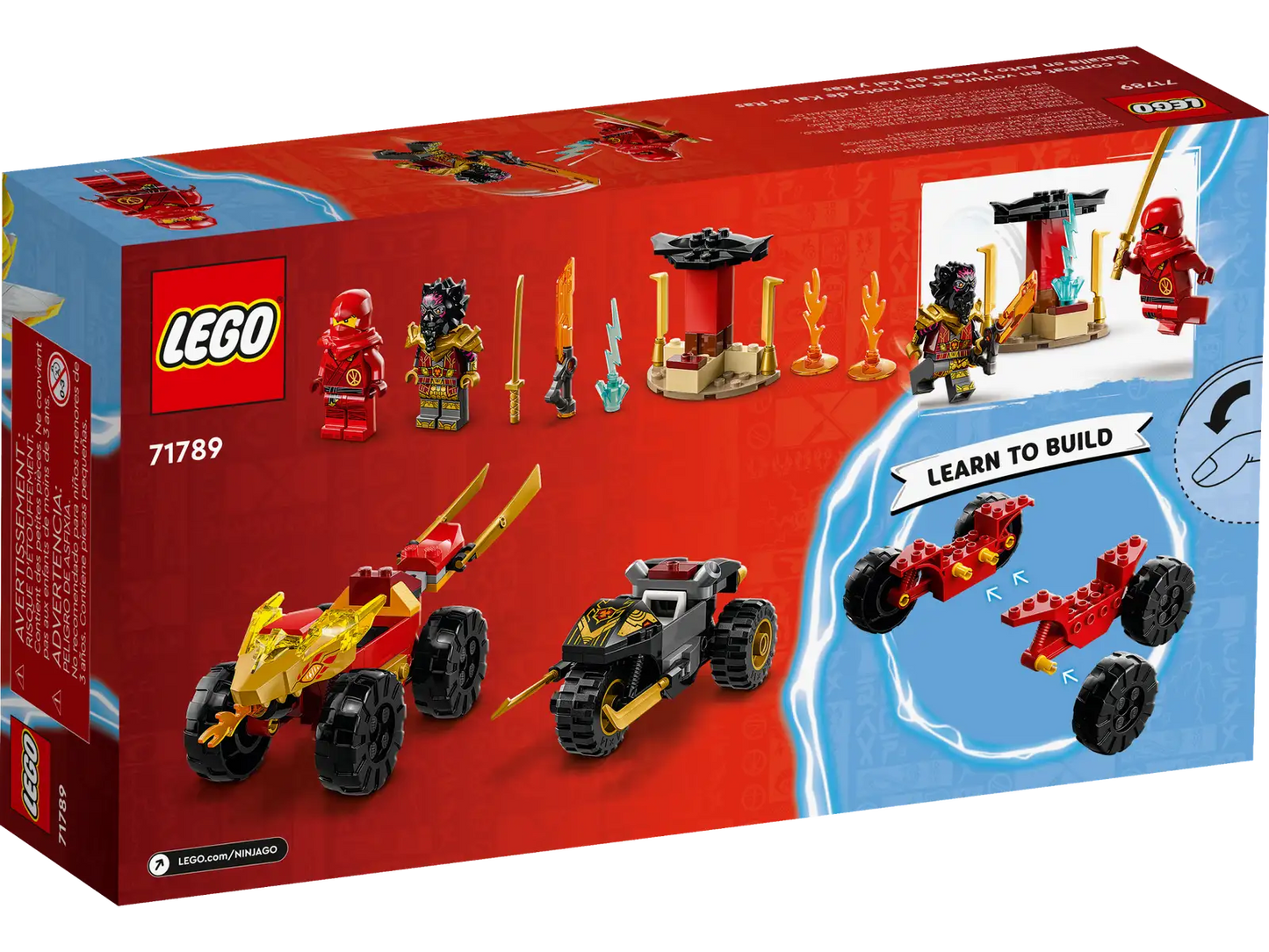 LEGO Ninjago - Kai and Ras's Car and Bike Battle - #71789 (RETIRED)