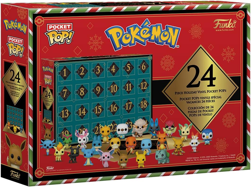 Funko - Pokemon 2023 - Holiday Advent Calendar - 24 Pocket Pop! 2" Funko