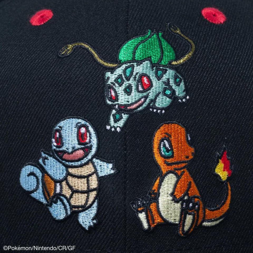 NEW ERA 9FIFTY Pokemon Bulbasaur Charmander Squirtle Snapback