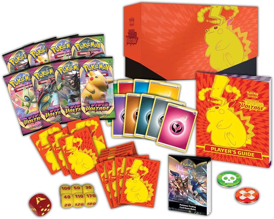 Pokemon - Sword & Shield - Vivid Voltage Elite Trainer Box – SoleSavy