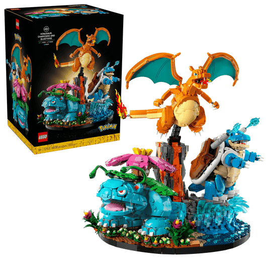 LEGO Pokemon - Venusaur, Charizard and Blastoise #72153 (PRE-ORDER MARCH 2026)