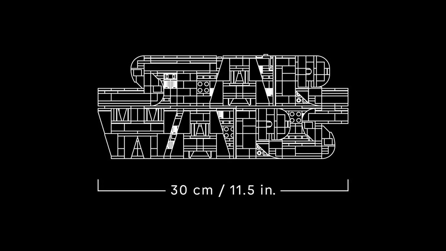 LEGO Star Wars - Brick-Built Star Wars Logo - #75407 (READY TO SHIP)