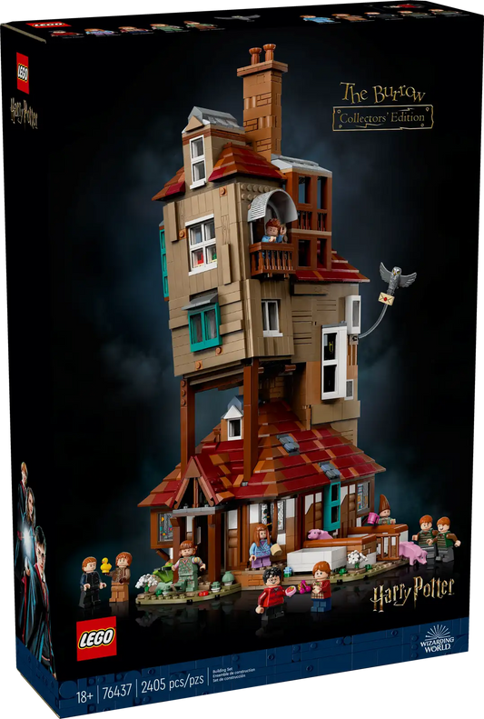 LEGO Harry Potter – LEGO The Burrow – Collectors' Edition #76437 + Bonus Weasley Clock GWP #5009008 (RETIRED)