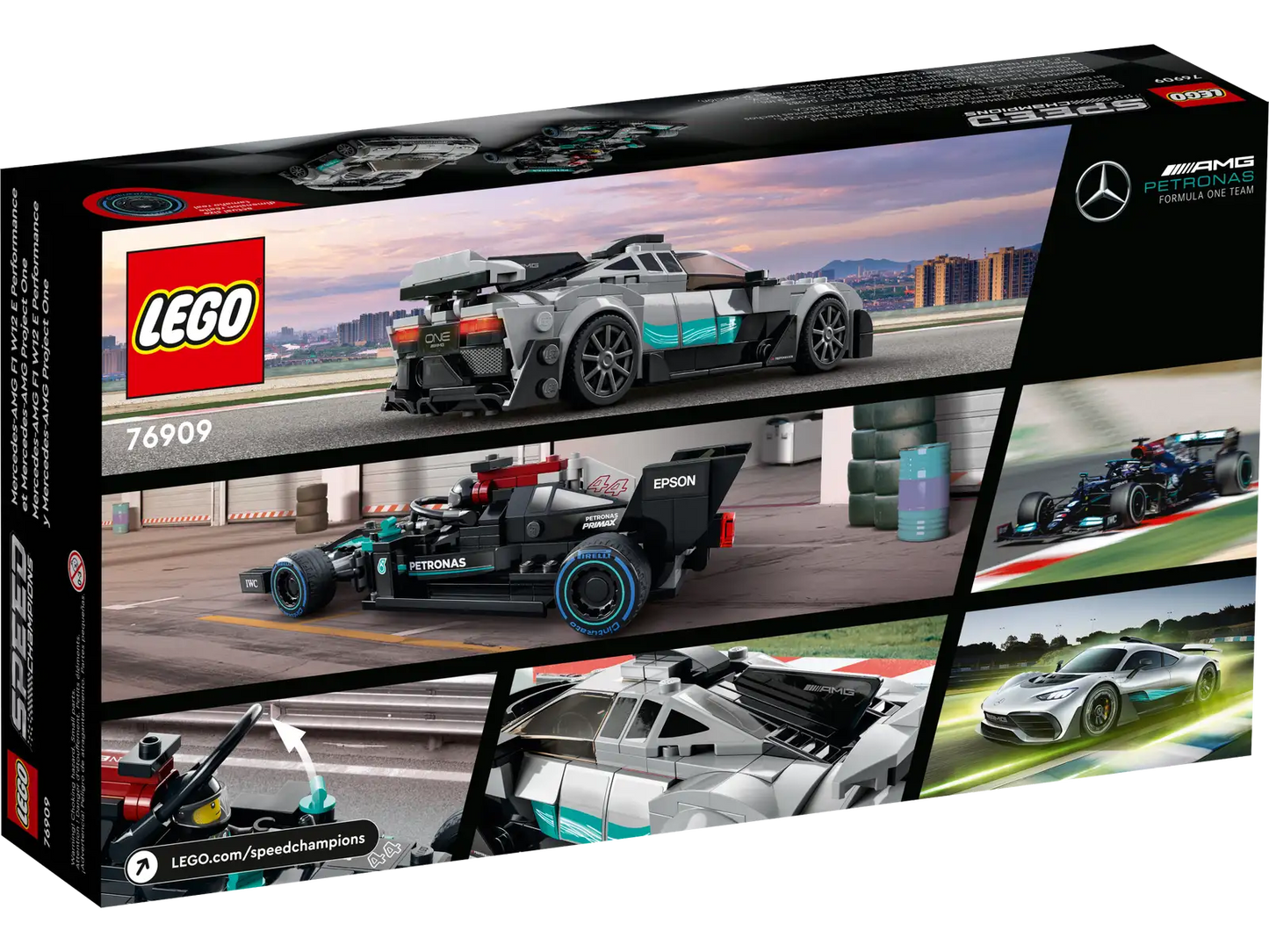 LEGO Speed Champions - Mercedes-AMG F1 W12 E Performance & Mercedes-AMG Project One - #76909 (RETIRED)