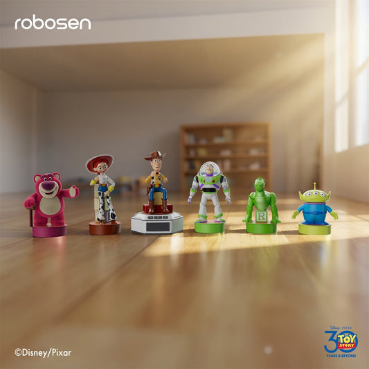 Robosen Robotics - Toy Story Mini Robots 30th Anniversary Collector's Set - 6 Pack with Base - Buzz Lightyear, Woody, Lotso, Alien, Rex, Jessie (PRE-ORDER DECEMBER 2025)