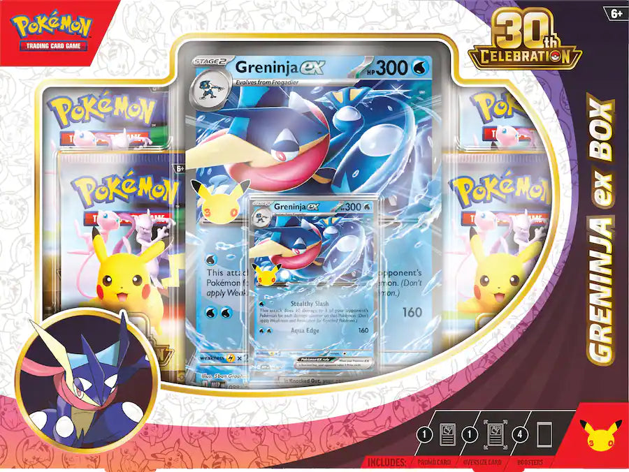 ポケカBOX Pokemon - MAX 1 - 30th Celebration Greninja ex Box - (PRE-ORDER