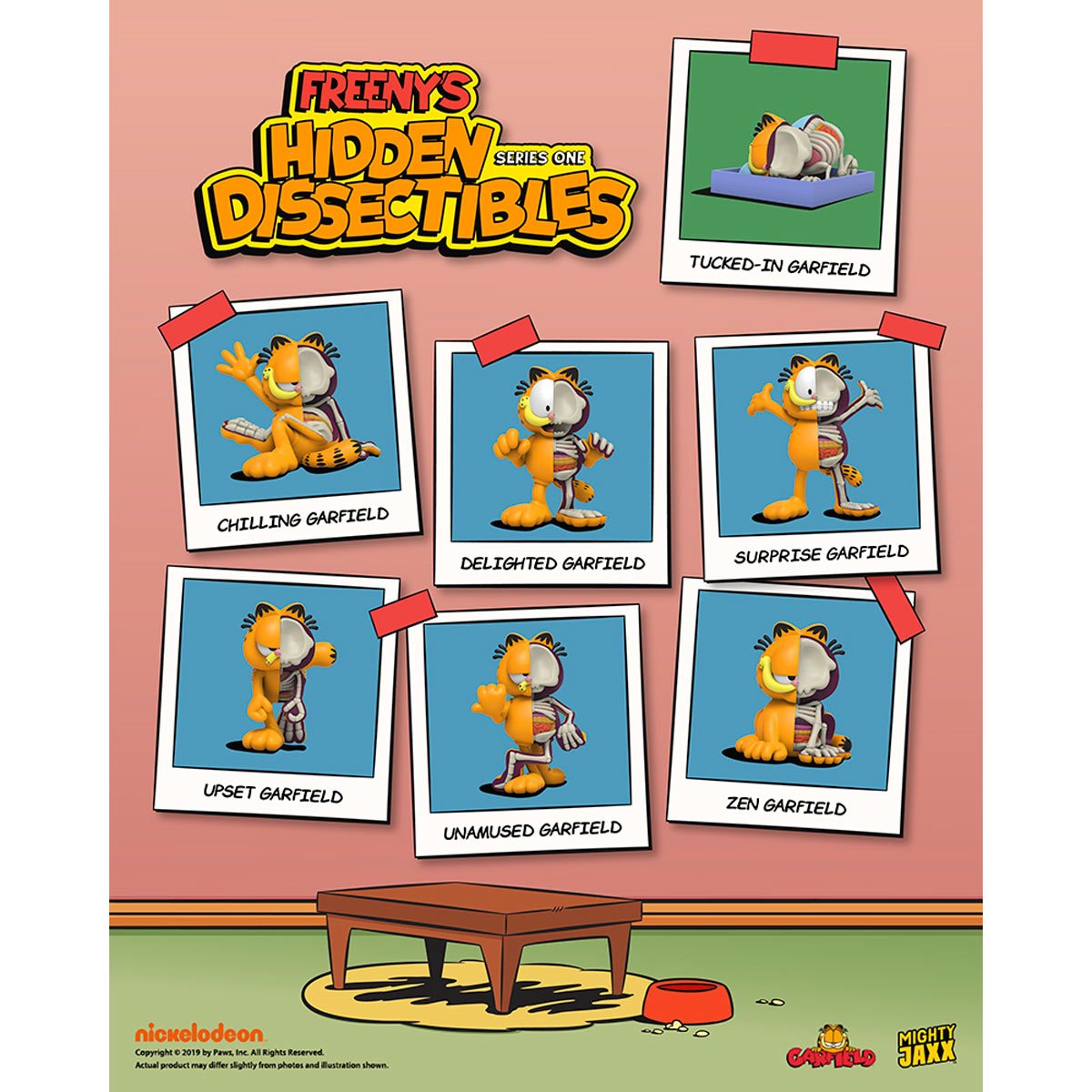 Freeny's Hidden Dissectibles Garfield Mini-Figure