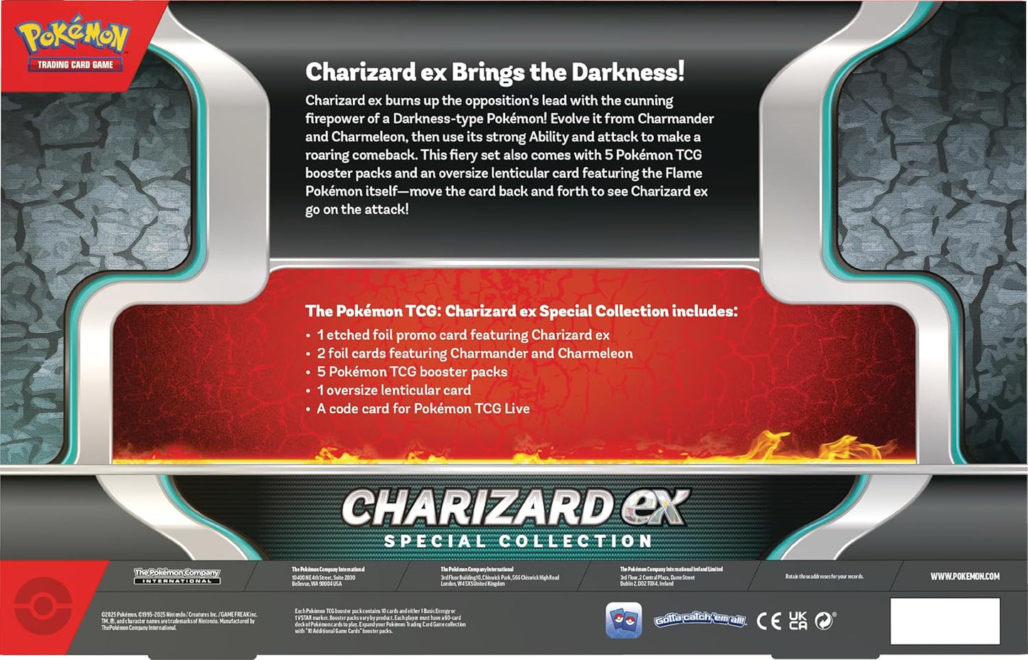 Pokemon - Charizard EX Special Collection - 5 Packs / 1 Lenticular Jumo Card / 3 Promo Cards