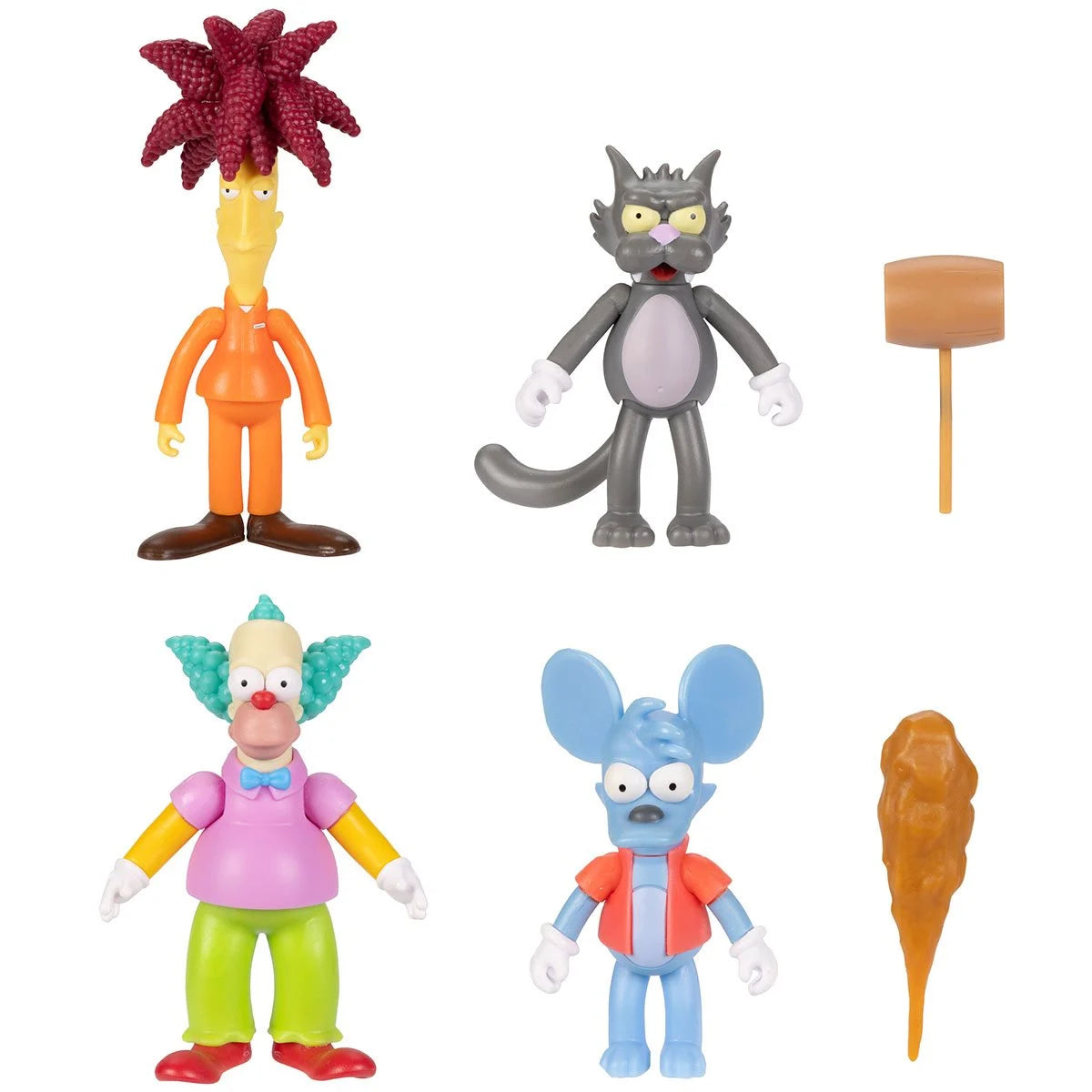 The Simpsons - Wave 2 Action Figures - 2.5" - Jakks Pacific - Complete Set of 5