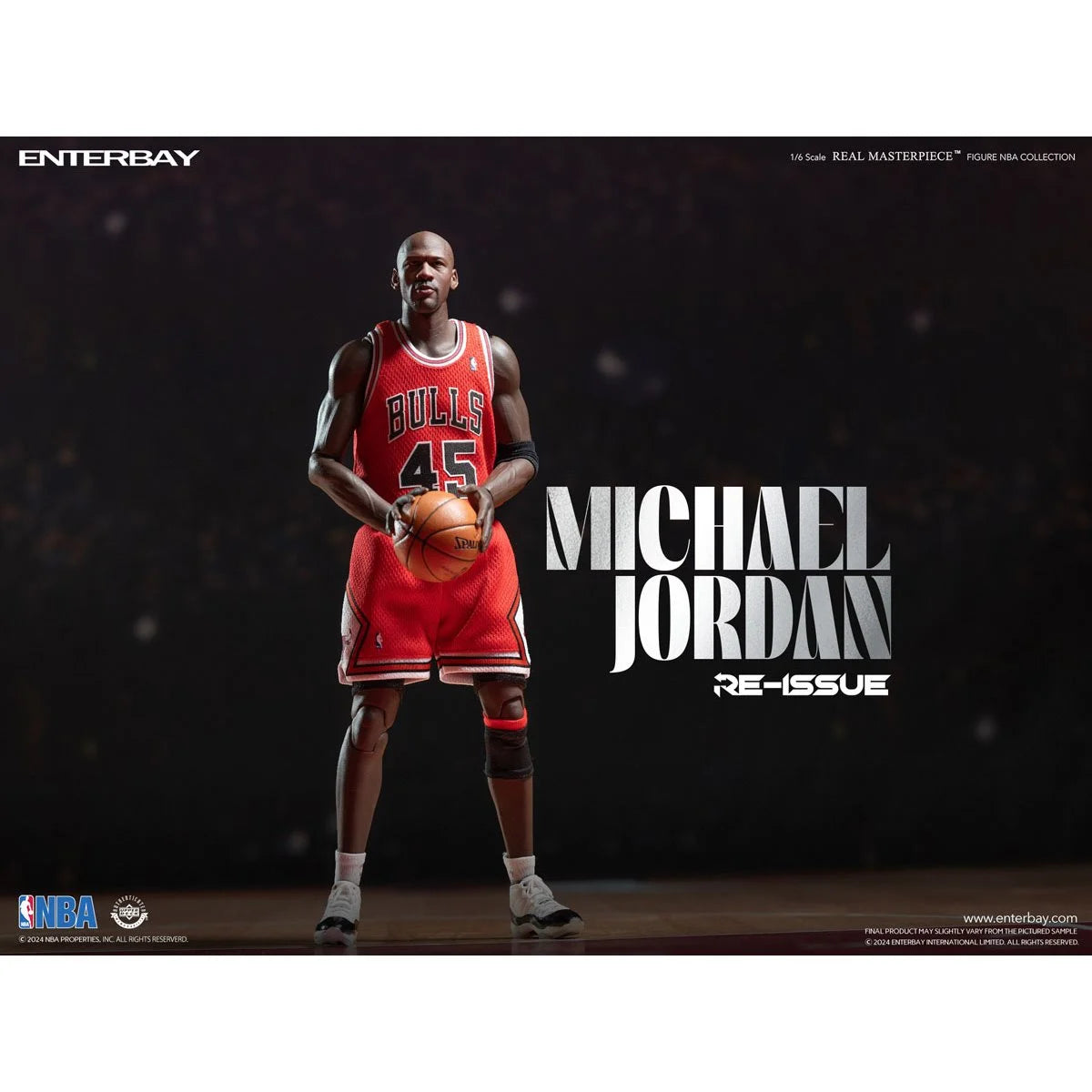 Real Masterpiece - Michael Jordan "I'm Back #45" 1:6 Action Figure - NBA Chicago Bulls  - Enterbay - PRE-ORDER (APRIL 2025)